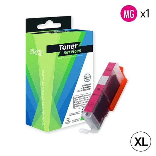 TONER SERVICES Compatible Canon 571XL Cartouche Magenta 0333C001 (C571XLM)