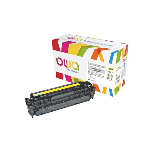 Armor Toner Owa compatible HP 304A-CC532A jaune pour imprimante laser