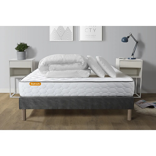 Septnuits Pack Memo 160 x 200 cm GRIS