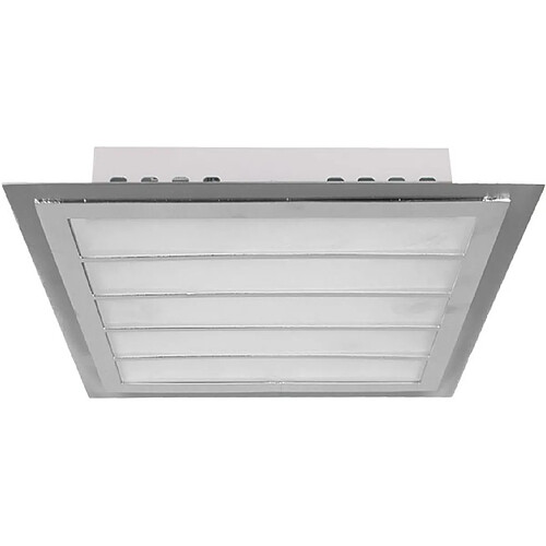 DRESDE Plafond Carré 24W LED 4000K Nickel