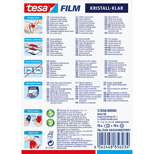 tesa Mini dévidoir + 1 ruban adhésif tesa Film transparent ()