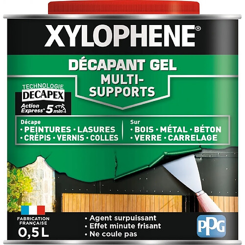 Décapant gel multi-supports - 0.5 L - XYLOPHENE