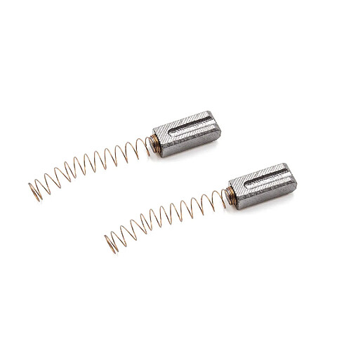 vhbw 2x Balais de charbon pour moteur 5x6x16mm compatible avec Leister Igniter BM4, Triac 1G3, Triac AT, Triac BT ventilateur à air chaud