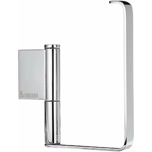 Smedbo AK341 Porte-Rouleau de WC Air sans abattant chromé Laiton, Argent, 12,6 x 8,8 x 4,7 cm