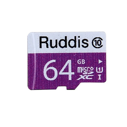 Wewoo Carte mémoire Ruddis 64 Go haute vitesse classe 10 TF / Micro SDXC UHS-1 U1