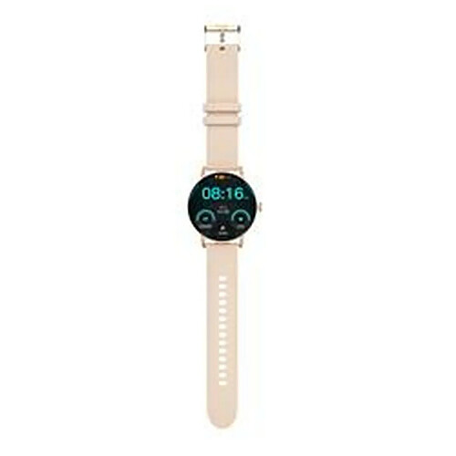 Montre intelligente Celly TRAINERROUND2PK Beige 1,28"