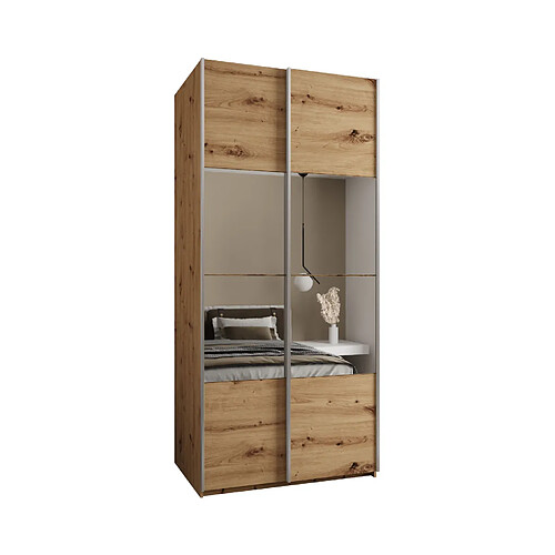 Abiks Meble Armoire à portes battantes Lux 4 245,5/120/64 2 portes