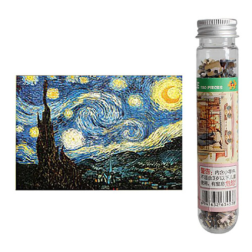 Peinture à L'huile Jigsaw Puzzles Tube à Essai Capsule Jeu De Puzzle Jouets éducatifs Cabine