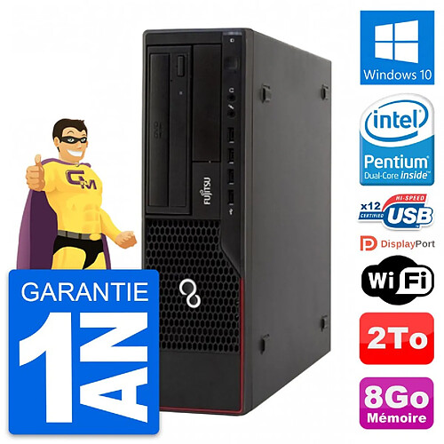 PC Fujitsu Esprimo E910 DT Intel G630 RAM 8Go Disque Dur 2To Windows 10 Wifi · Occasion