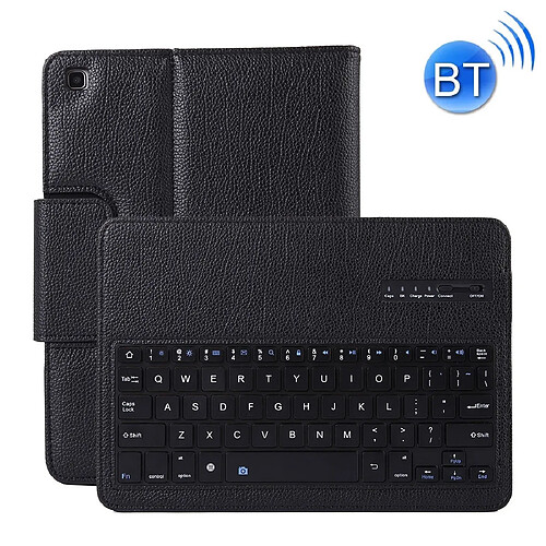 Wewoo SA720 Clavier Bluetooth détachable + Housse de protection en cuir PU texturé litchi avec support pour Galaxy Tab S5e 10.5 T720 / T725 Noir