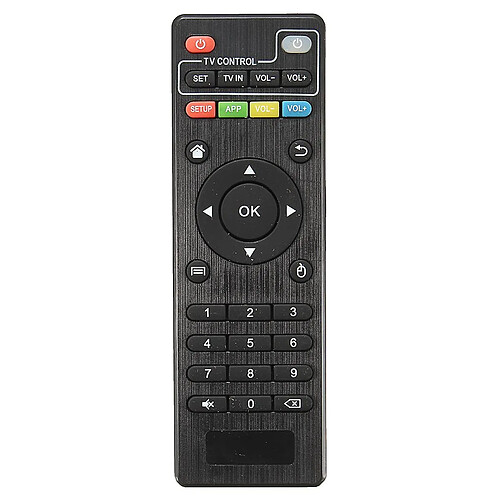 Universal Contrôleur de télécommande de remplacement pour Android T95M T95N MXQ MXQ Pro TV Box.(Le noir)