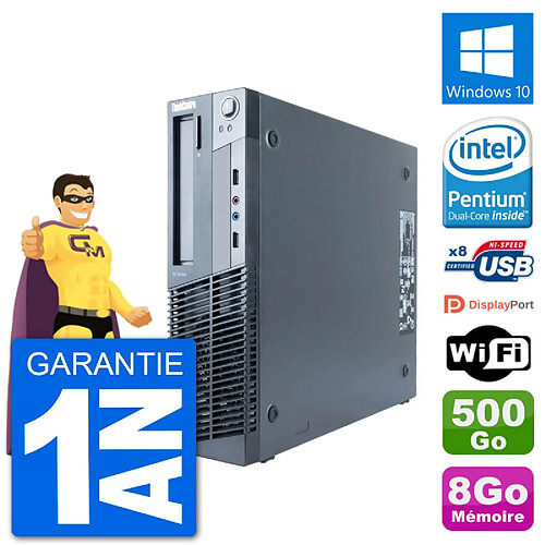 PC Lenovo M91p SFF Intel G630 RAM 8Go Disque Dur 500Go Windows 10 Wifi · Occasion