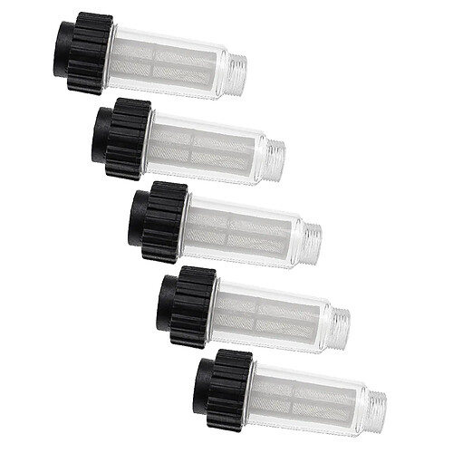 vhbw 5x Cartouche anticalcaire compatible avec Kärcher K 2.21 M T 50, K 2.300 PL, K 2.300 T 50 nettoyeur vapeur avec raccord d'eau 3/4"