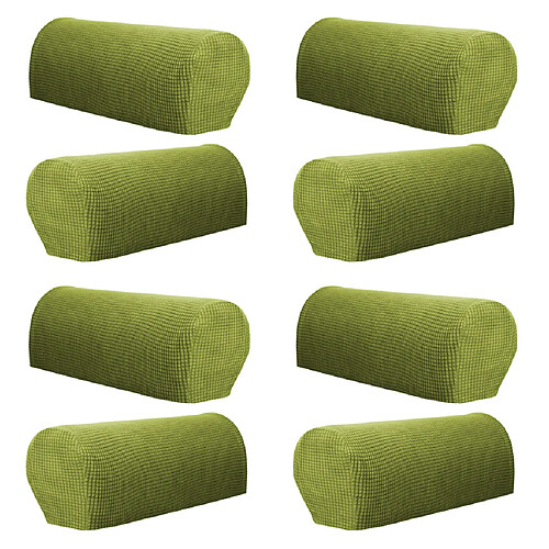 ensemble de 8 accoudoirs de sofa de meubles de flanelle couvre protecteurs