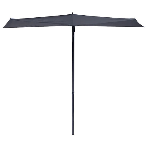 Madison Parasol de balcon Sun Wave 270x150 cm Gris PAC3P014