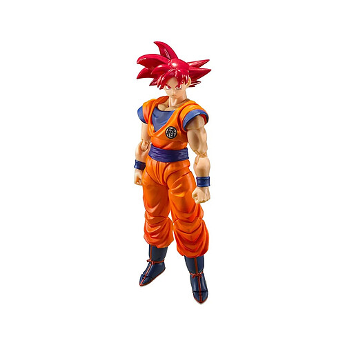 Tamashi Dragon Ball Super - Figurine S.H. Figuarts Super Saiyan God Son Goku Saiyan God of Virture 14 cm