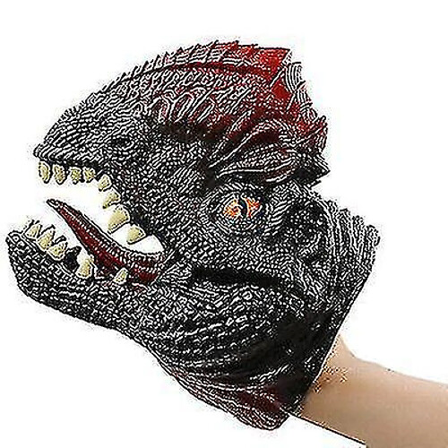 Universal Gants de marionnettes à main dinosaure, jouet modèle de dinosaure doux pour enfants, 5ï¼ ‰