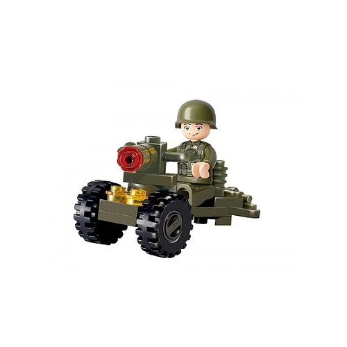 Briques Compatibles Lego - Construction - Armée - Le Soldat Et Son Quad - Sluban