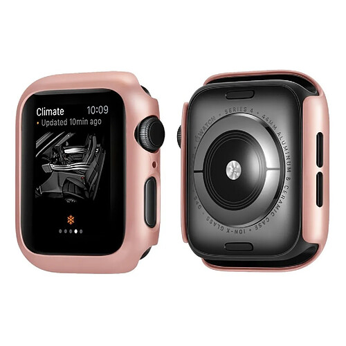 Wewoo Coquille de protection d'injection de carburant pour Apple Watch série 4 40 mm or rose