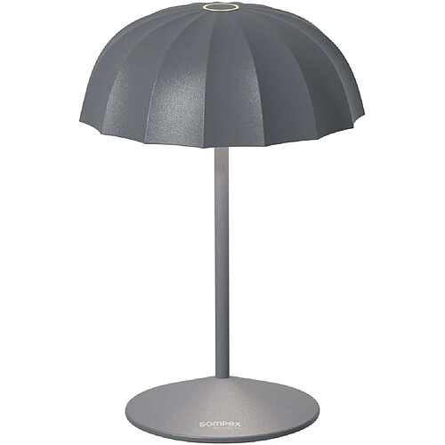 Sompex Lampe de table LED 24 cm Ombrellino anthracite