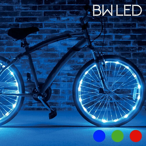 Totalcadeau 2 tubes LED pour vélo bicyclette lumineux rouge