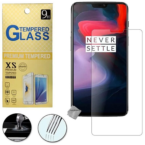 Htdmobiles Film de protection vitre verre trempe transparent pour OnePlus 6