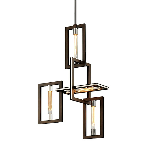 TROY LIGHTING Suspensions Enigma 4x40W E27 Bronze