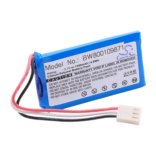 vhbw Li-Ion Batterie 1300mAh (3.7V) pour téléphone fixe sans fil Jablocom GDP-04A, GDP-04i comme CS603262 1S1P.