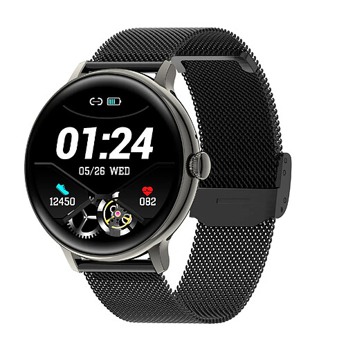 Yonis Montre Connectée Or Bluetooth Appel Cycle Menstruel 1.28