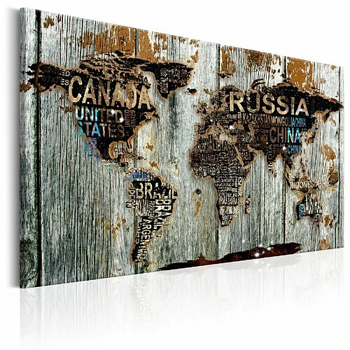 Paris Prix Tableau Imprimé Wooden Border 60 x 90 cm