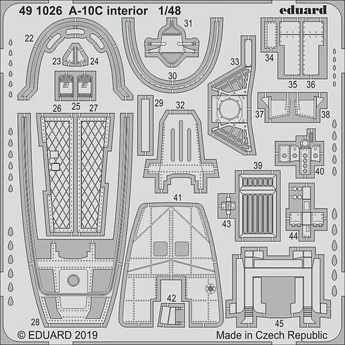 A-10C interior for Italeri - 1:48e - Eduard Accessories