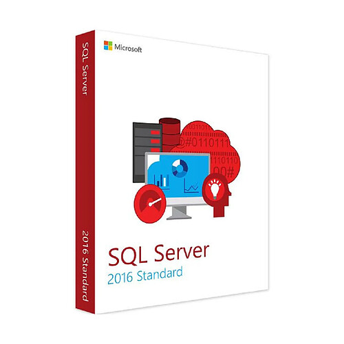 Microsoft SQL Server 2016 Standard (2 Core) - Clé licence à télécharger - Livraison rapide 7/7j