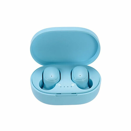 Casque Bluetooth A6S Pro Multicolor Communication Binaurale Casque Stéréo Sans Fil Bleu