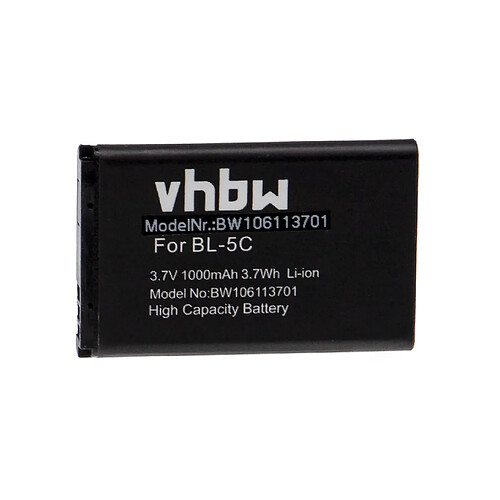 vhbw Batterie remplacement pour Nortel 690104 pour smartphone (1000mAh, 3,7V, Li-ion)