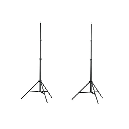 vidaXL Supports de lumière 2 pcs Hauteur 78-210 cm