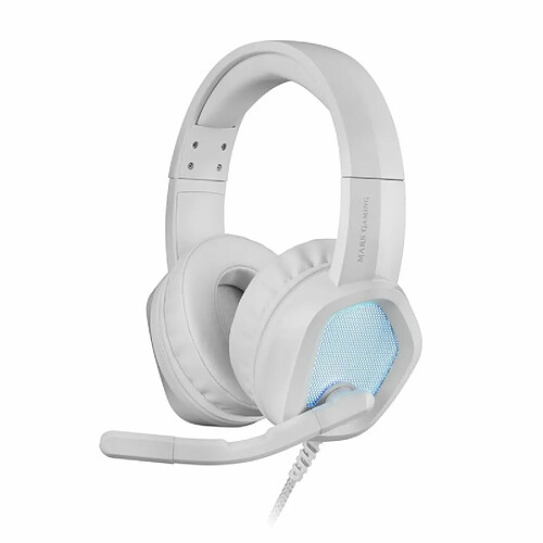 Casque avec Microphone Gaming Mars Gaming MH320W LED RGB Stéréo Gris