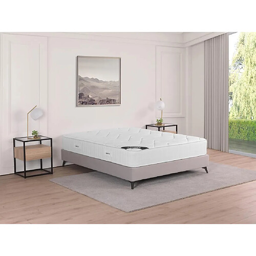 Vente-Unique Matelas 160 x 200 cm anti-feu ressorts ensachés 7 zones et mousse haute densité ép.26cm - OTY de YSMÉE HÔTEL