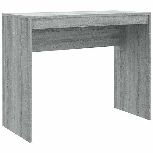 Maison Chic Bureau,Table de travail pour chambre Sonoma gris 90x40x72 cm Bois d'ingénierie -GKD79524