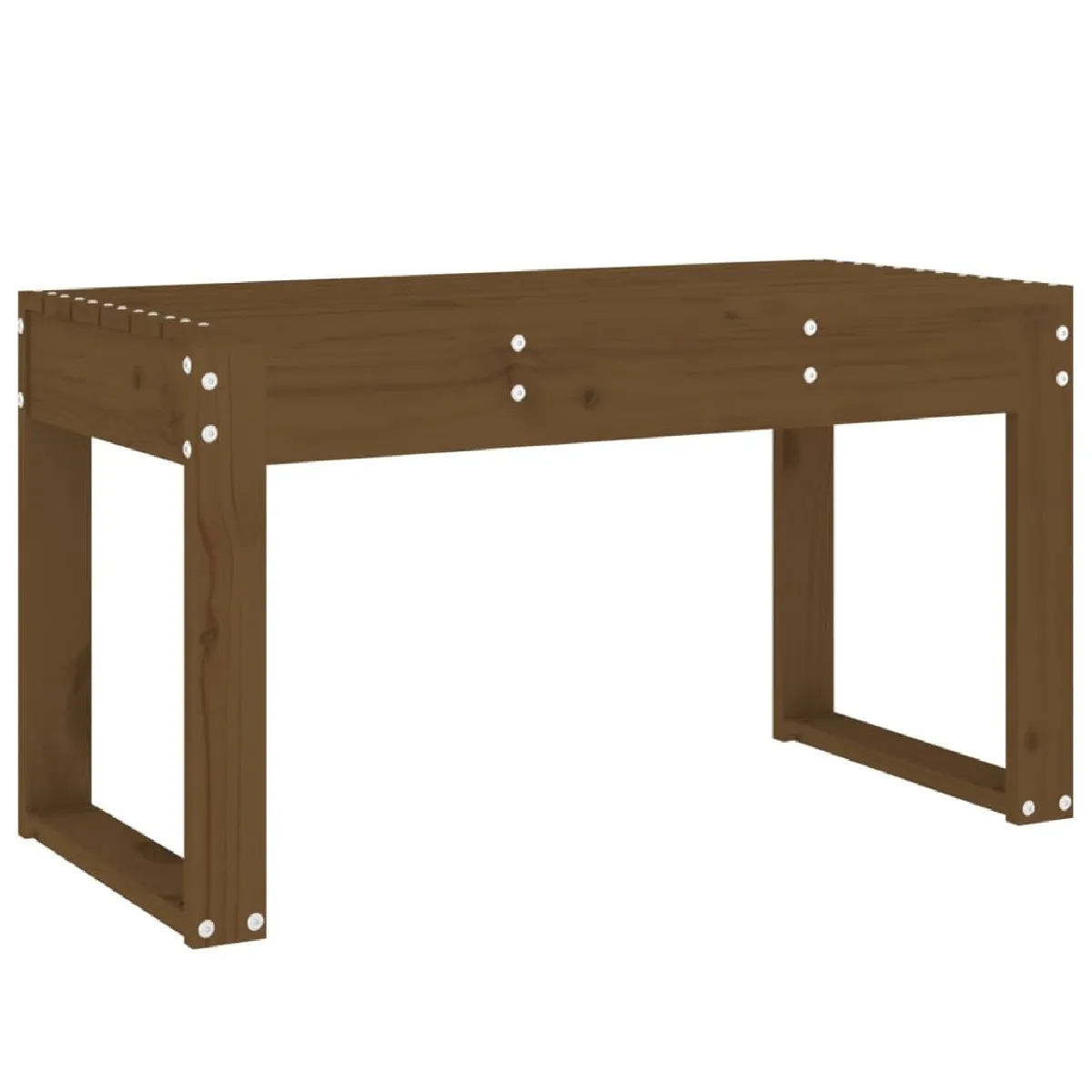 Maison Chic Banc de jardin | Banquette de jardin | Chaise Relax marron miel 80x38x45 cm bois de pin massif -MN53305