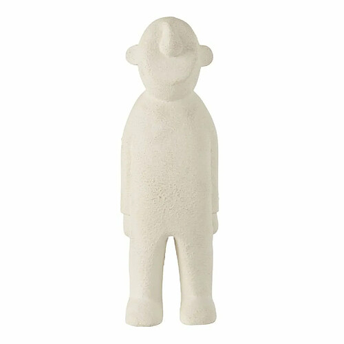 Paris Prix Statuette Déco en Bois Ngurah 40cm Blanc