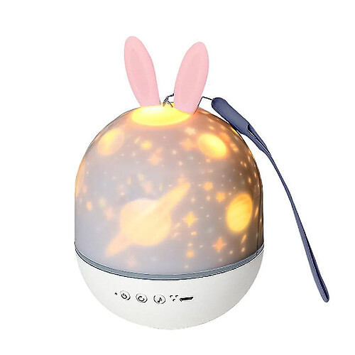 Universal Projecteur étoile lumineuse pour enfants, lumière nocturne tournante à 360 ° + minuterie + télécommande + 6 couleurs, LED bébé étoile ciel lumineux pour anniversaire, Noël, (blanc)