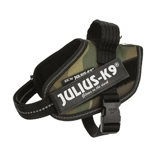 JULIUS K9 Harnais Power IDC Baby 2-XS-S : 33-45 cm - 18 mm - Camouflage - Pour chien