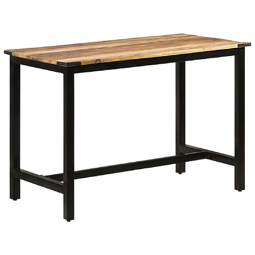 vidaXL Table à dîner 110x60x76 cm Bois de manguier massif