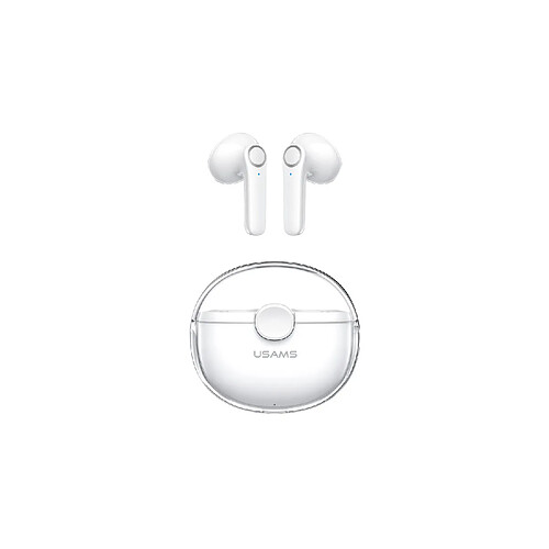 Usams Ecouteurs True Wireless Bluetooth 5.1 - Blanc - Design Ultra Premium