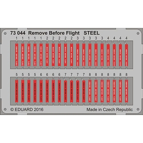 Remove Before Flight STEEL - 1:72e - Eduard Accessories