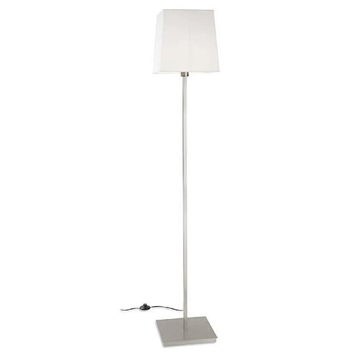 Leds C4 Lampadaire à 1 lumière, nickel satiné, E27