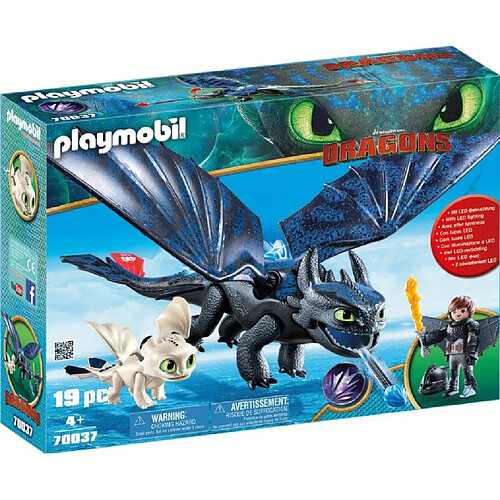 Playmobil® Krokmou et Harold avec bébé dragon Playmobil Dragons 70037