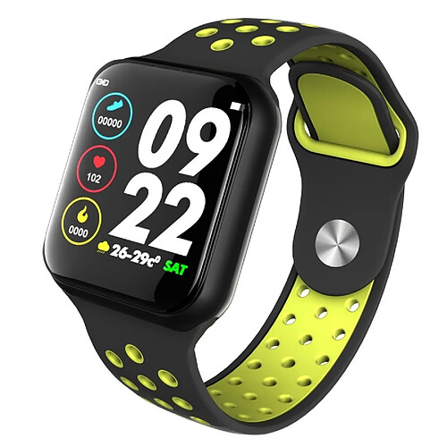 Wewoo Montre connectée F8 1,3 pouces écran couleur IPS Smart Watch IP67 étancherappel d'appel de soutien / surveillance de la fréquence cardiaque / pression artérielle / du sommeil Vert