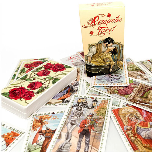 Universal Tarot romantique 78pcs carte déck famille jeu de société amusant guide anglais