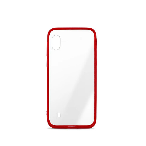 MOOOV Coque semi-rigide Color Edge pour Samsung A10 - contour rouge